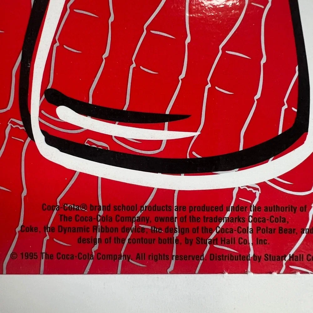 Vintage 1995 Coca-Cola Polar Bear Always‎ Cool Folders Set of 3 Y2K 3-Hole Punch